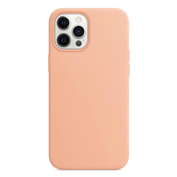 CaseUp Apple iPhone 14 Pro Max Kılıf Slim Liquid Silicone Rose Gold 2